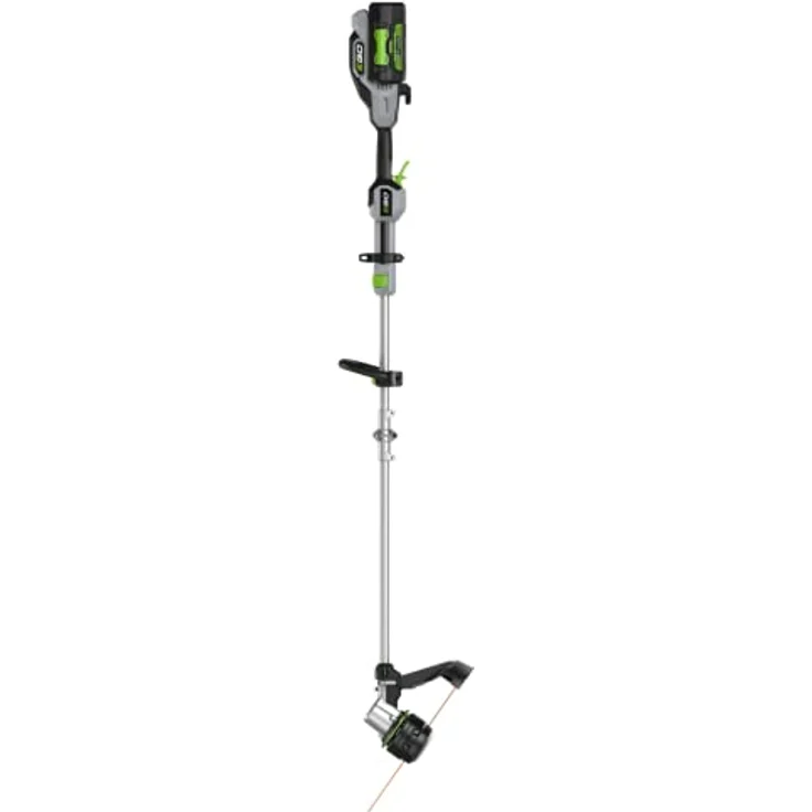 EGO ST1610E-T Fadentrimmer 40 cm Schnittbreite, 2,4 mm Faden, Variable Geschwindigkeit, POWERLOADTM Aufwickelautom., IQ-LINE Nachführautom., Teleskopfunktion, Rundgriff, Schultergurt – Bild 5