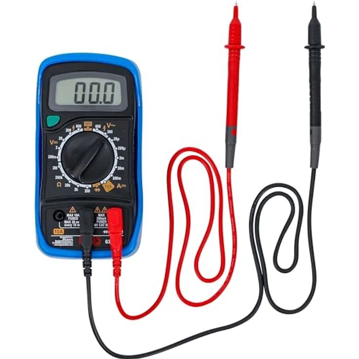 BGS 63402 | Digital-Multimeter | 3 1/2-stellig | mit Aufstellklappe | mit LCD-Anzeige | Strommessgerät – Bild 3