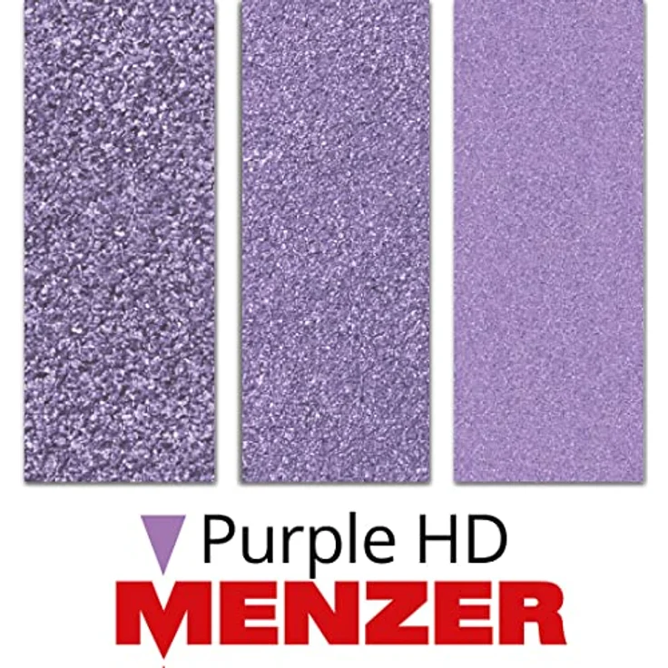 MENZER Purple HD Klett-Schleifscheiben, 225 mm, Keramik-Mix, für Trockenbauschleifer, K80, 25 Stück – Bild 2