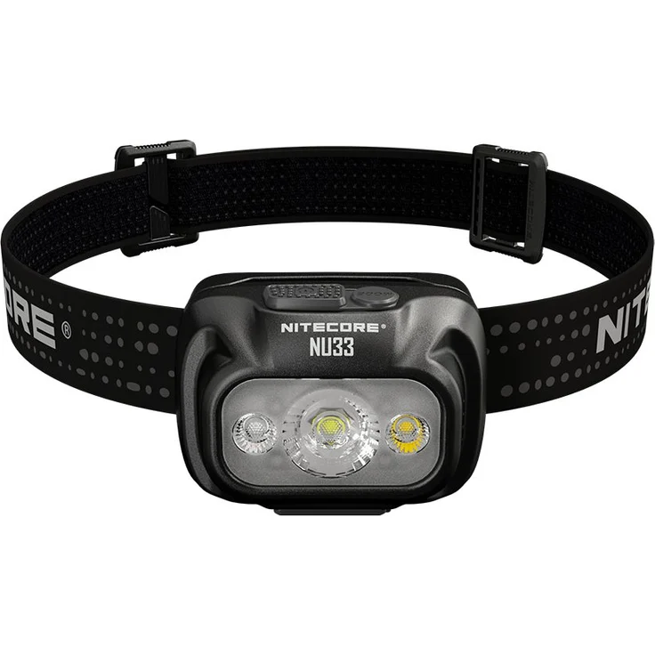 Nitecore LED Stirnlampe NU33, USB-C-aufladbar, 700 Lumen, Rotlicht, 1-Stück – Bild 1