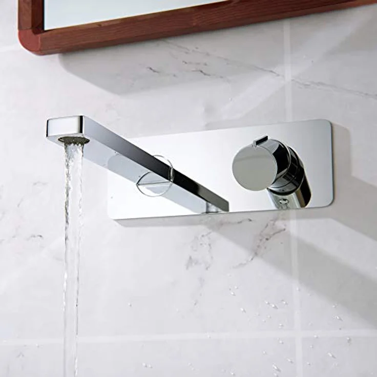 BERNSTEIN Unterputz Armatur Badarmatur Wandarmatur 9908C aus Messing, Einhandbedienung, inkl. Unterputz-Grundkörper – Bild 2