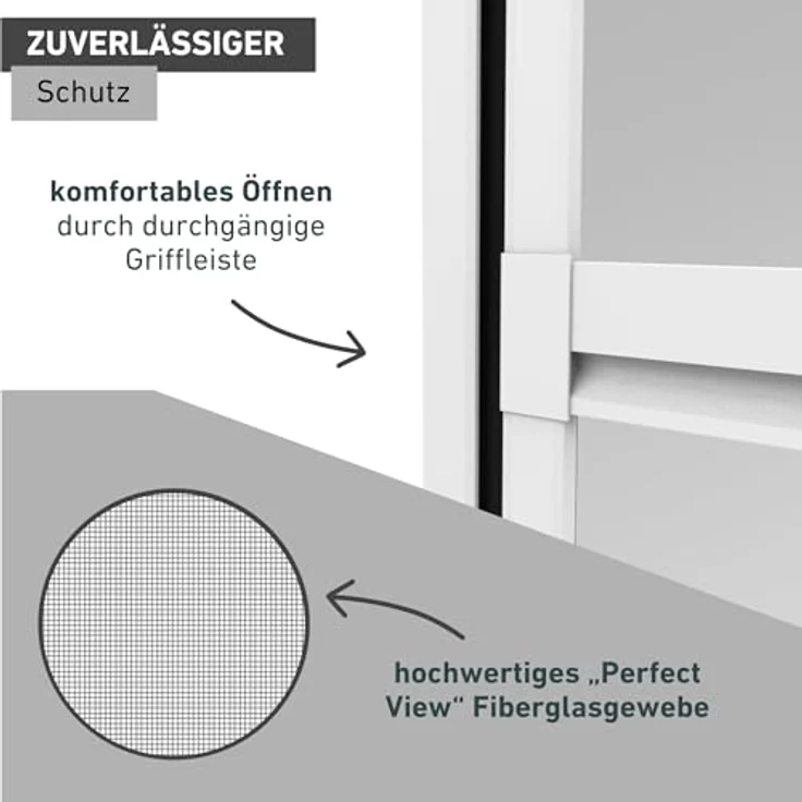 Windhager Fliegenschutz-Pendeltür 100 x 210 cm - – Bild 5