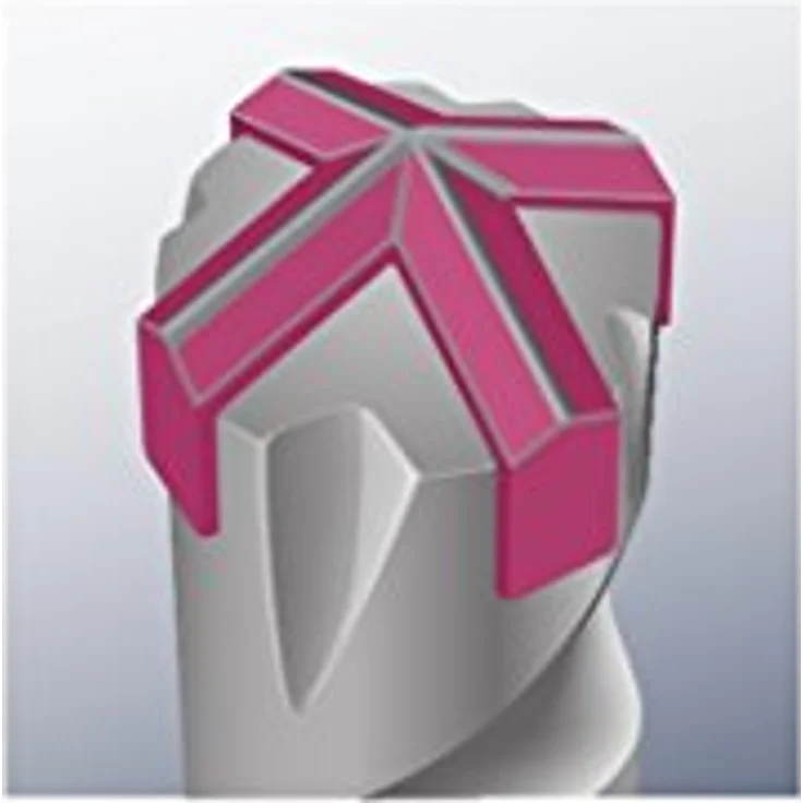 kwb Cross-Tip Hammerbohrer Ø 20,0 mm 264020 (450 mm Länge, 4-schneidig, SDS plus Aufnahme) - Preisvergleich – Bild 3