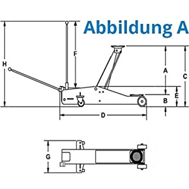 Güde Rangierwagenheber GRH 3-470 (18038) – Bild 6