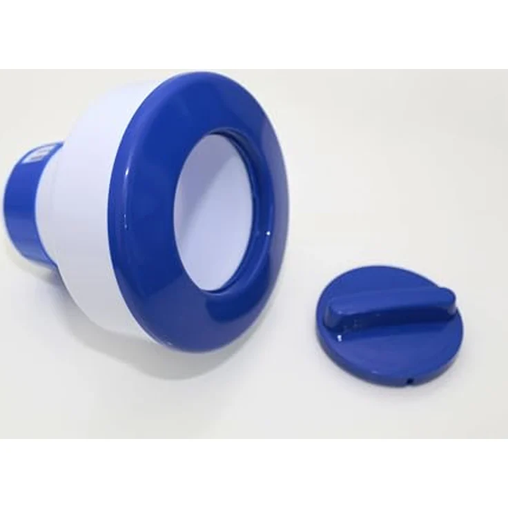 HAF Pool Dosierschwimmer für 200g Chlor & Brom Tabletten, verstellbares Dosiersystem mit 4 Stufen, blau – Bild 5