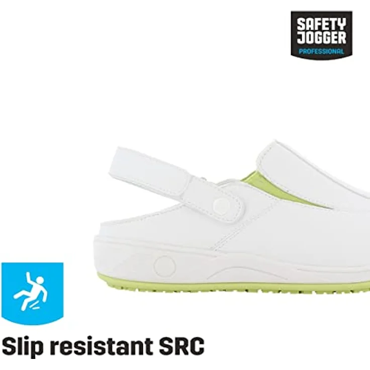 Safety Jogger Carinne OB, Rutschfeste Sicherheitsschuhe mit ESD-Schutz, Grün, Größe 38 – Bild 4
