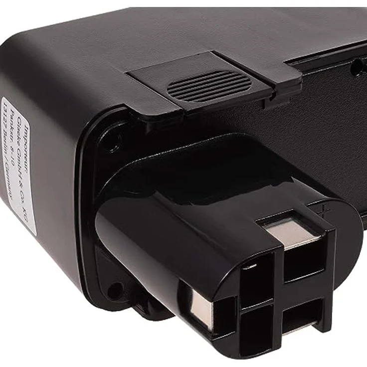 akku-net Akku für Bosch Typ 2607335037, NiMH 9,6V, 2000mAh, schwarze Bauweise, robust und kompatibel – Bild 3