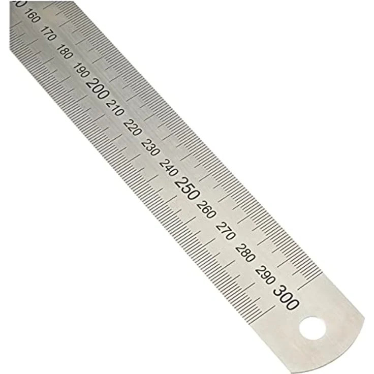 HELIOS-PREISSER Stahlmaßstab biegsam EG-Prüfzeichen Genauigkeit II, 300 x 30 x 1,0 mm, 0460207 - Preisvergleich – Bild 4