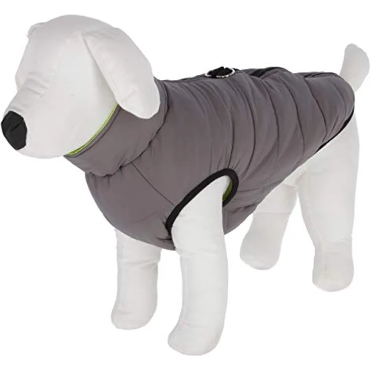 Kerbl 80658 Steppmantel Charmonix, grau/neon/gelb, XS, 30 cm