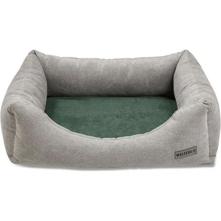 Wolters Tierbett Classic Hundelounge grau, samtig weiches Hundebett mit hohen Rändern - Preisvergleich