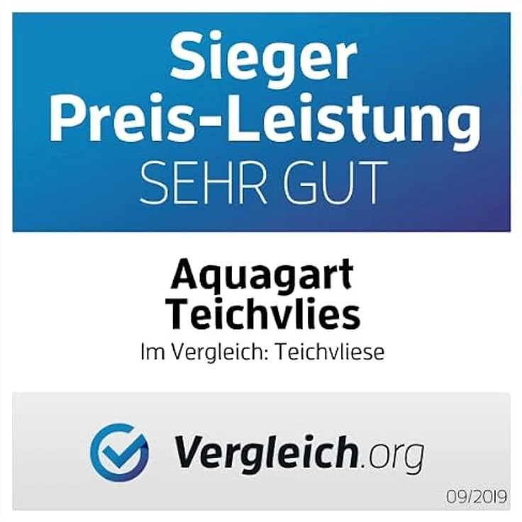 16m² Teichvlies 1000g Teich Schutzvlies für Teichfolie – Bild 9