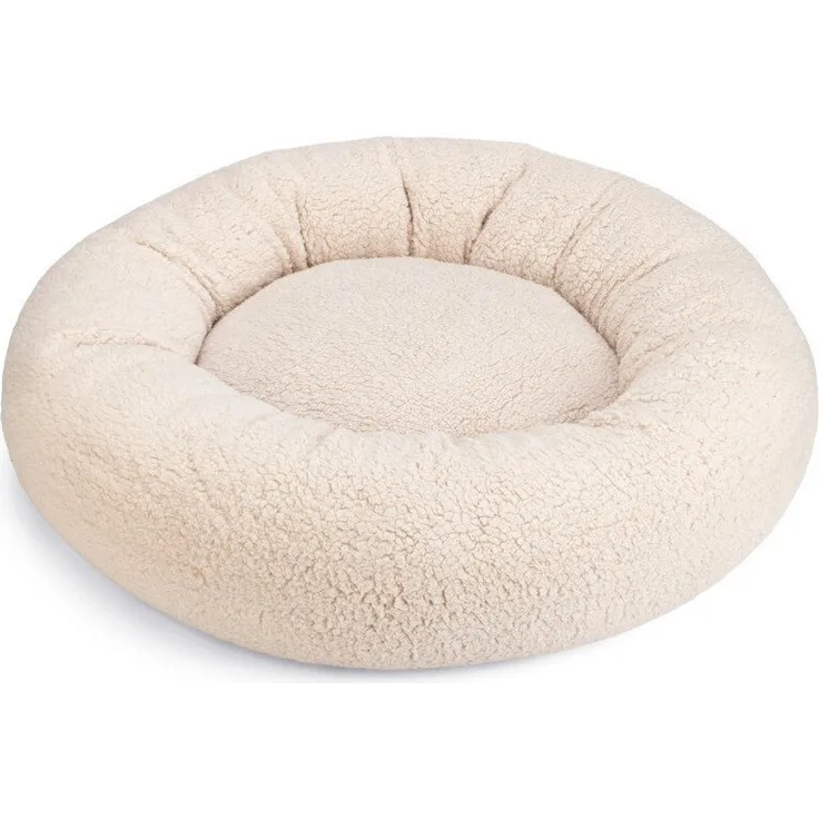 Beeztees Tierbett Memory Foam Liegebett Jaxx beige, orthopädisches Hundebett mit Memory Foam Fillung und waschbaren Bezügen
