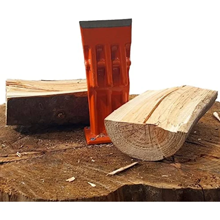 Forest Master Holzspalter Forest Master© Holzspalter 7" Aufsatz für Spaltklotz USAB, sicheres und schnelles Herstellen von Anzünd-Holz, Feuer-Holz - 18 cm Höhe, Klinge nachschleifbar - blau – Bild 2