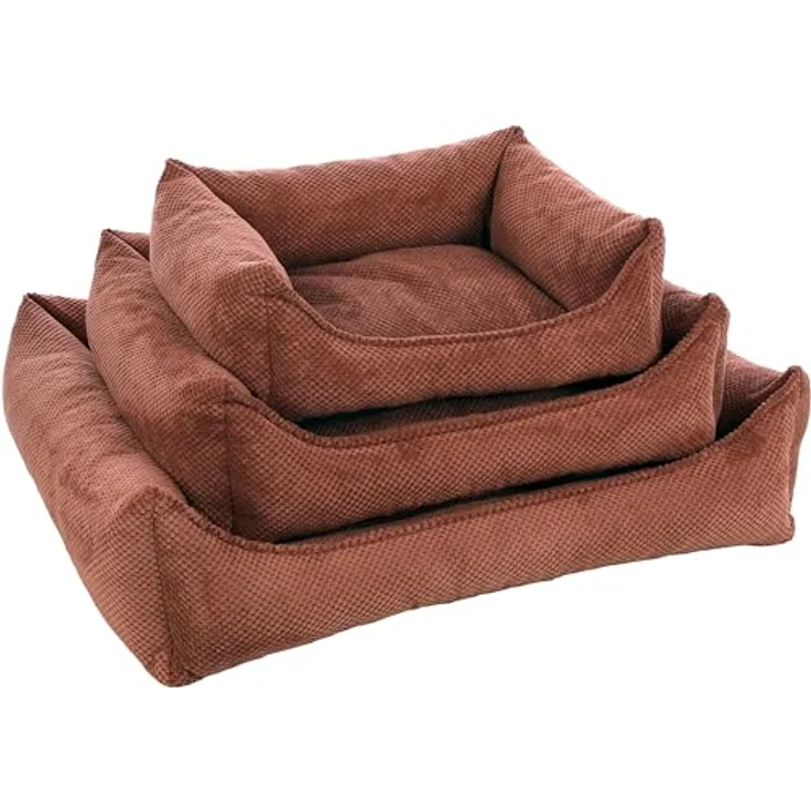 Flamingo Korb Reno Rechteck Lachsrosa 100x80x25cm, Tier-Schlafplatz aus Kunststoff – Bild 2