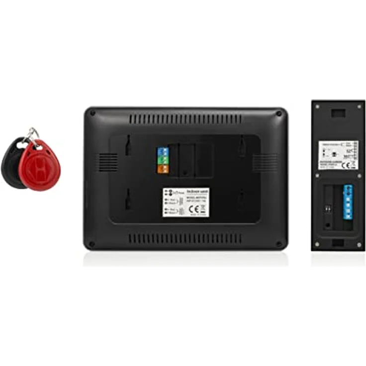 Byron RFID-Videogegensprechanlage mit einem 7 Zoll HD Touchscreen,Videoaufnahmefunktion & Nachtsicht, DIC-24112 – Bild 5