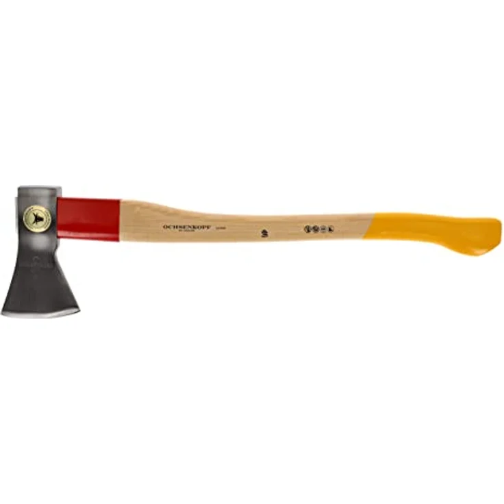 Ochsenkopf OX 620 H-1257 Universal Gold-Forstaxt - Hochwertige Axt mit Hickory-Holzstiel und Rotband-Plus Stielbefestigung - Gewicht: 2100 g – Bild 7