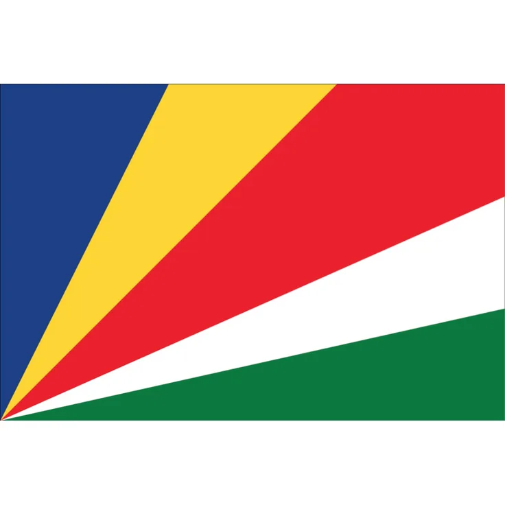 Flagge Seychellen 80 g/m² ca. 60 x 90 cm