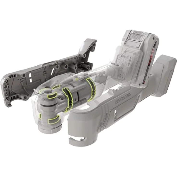 Einhell Professional TP-MG 18 Li BL, Akku-Multifunktionswerkzeug mit Bürstenlosem Motor, 3 Funktionen: Schleifen, Sägen, Schaben, inkl. 4,0 Ah Akku – Bild 5