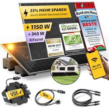 Bild für Solakon 1150W Balkonkraftwerk 800W