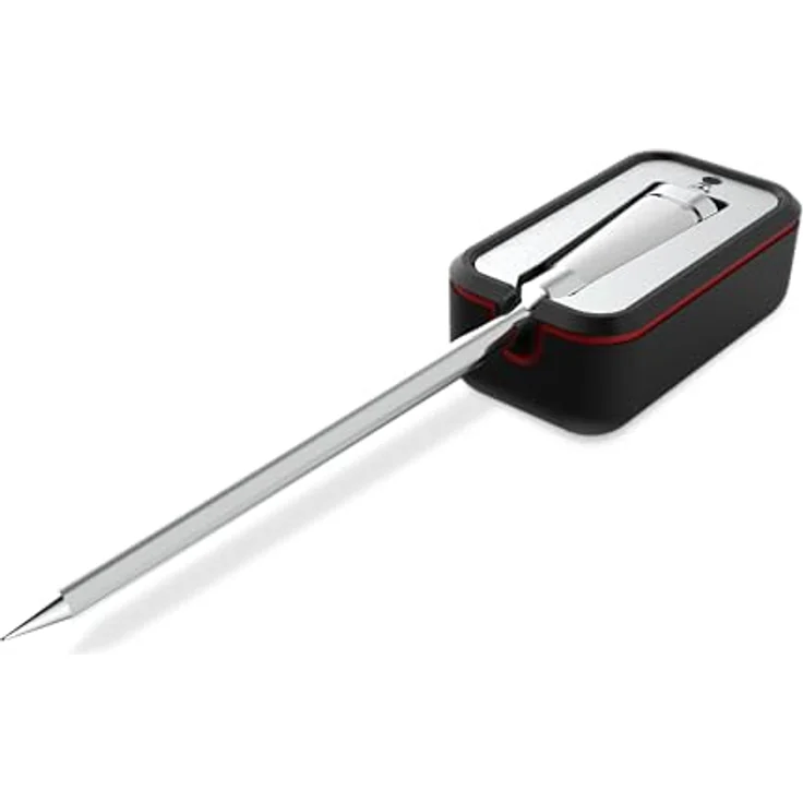 Weber Smart Wireless Temperaturfühler, präzise Temperaturmessung mit Bluetooth & WLAN, App-gesteuerte Überwachung, wiederaufladbar, Weiß (3401151) – Bild 3