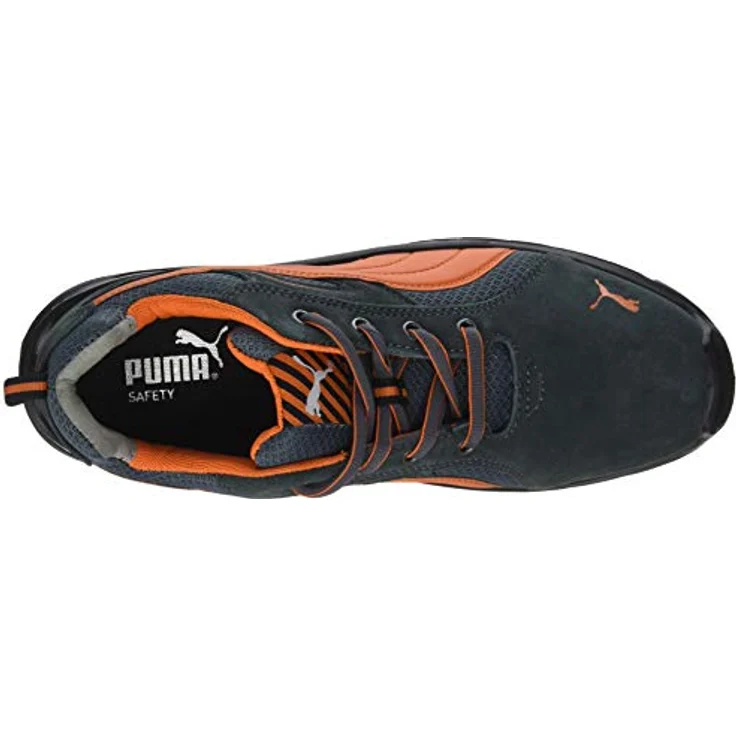 PUMA Safety 24856-41116 Omni Low SRC 643620-43 Sicherheitsschuh S1P Groeße: 43 Schwarz, Orange 1 Paar, Grau Orange, 43 EU – Bild 5