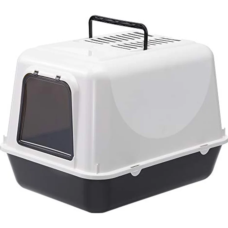 Ferplast Toilette, klar, Katze 20, Schwarz, PLT – Bild 1