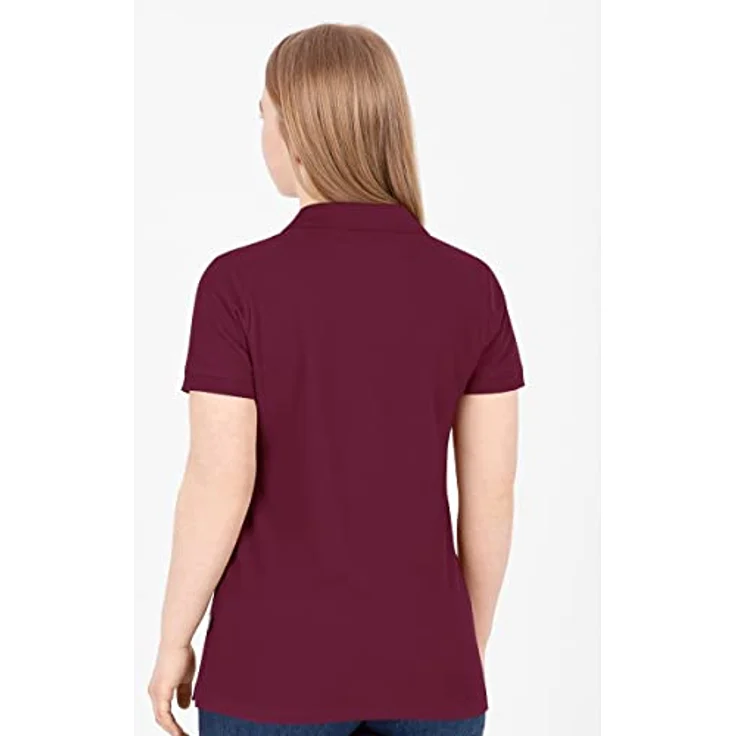 JAKO Herren Polo Organic Shirt, klassisches Piqué, 100% Bio-Baumwolle, Rot, (3XL) – Bild 4