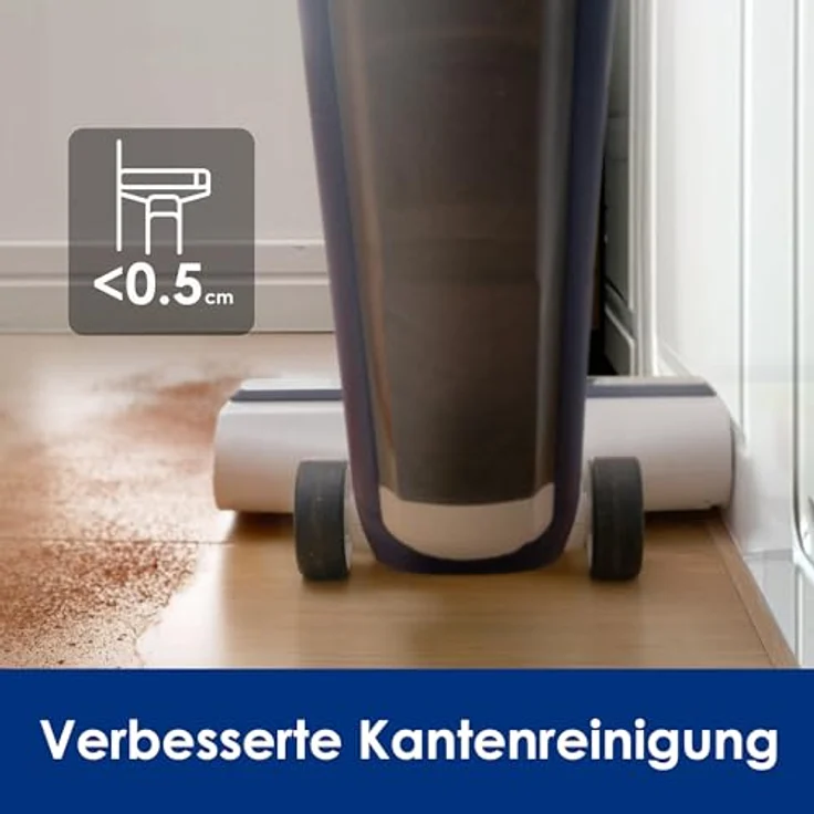 Tineco iFLOOR 5 Breeze Complete Nass Trockensauger, Kabellos mit Dreifacher Batterielebensdauer, Selbstreinigung, Blau – Bild 3