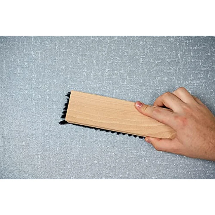 A.S. Création Tapezierbürste mit Kunstborsten Tapetenbürste zum Glattstreichen von Tapeten, hellbraun, schwarz, 235 x 60 mm, 909001 – Bild 5