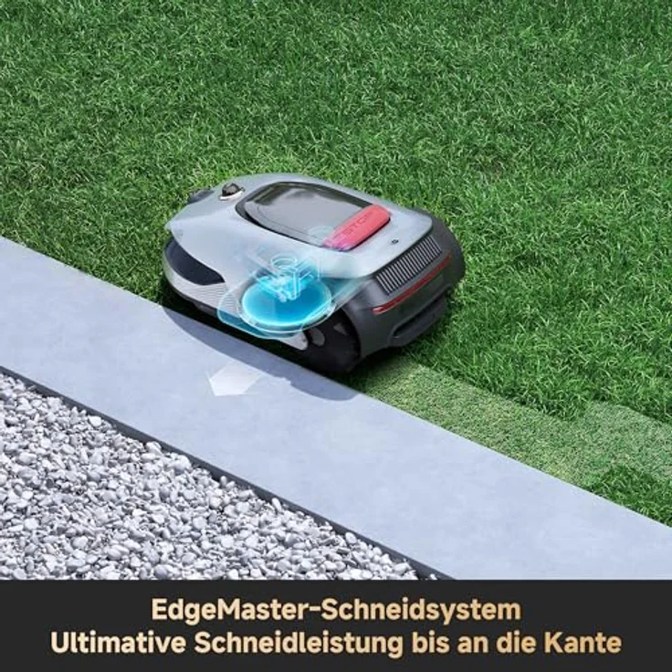 DREAME A2-1200, Akku-Mähroboter mit 3D-LiDAR & KI-Vision, für Rasenflächen bis 1200m², U-förmige Mähbahn, 5cm EdgeMaster Präzisionsschnitt, App-Steuerung, 26,5° Steigung – Bild 6