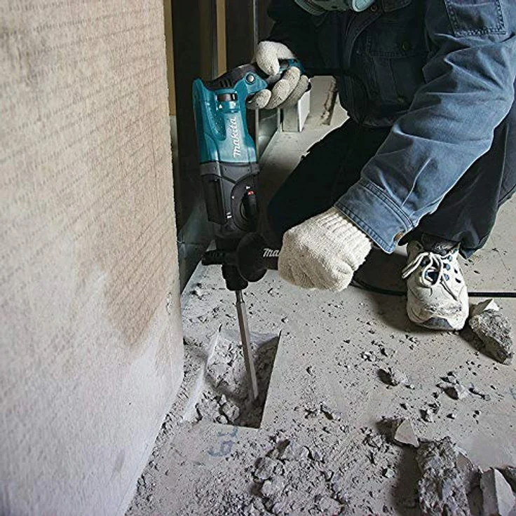 Makita HR2470 Bohrmaschine mit Bohrer und Meißelset, 780 W, 220 V – Bild 2