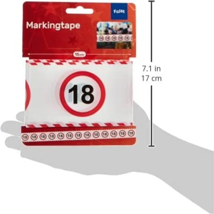 Absperrband mit Zahl 18 - Preisvergleich – Bild 4
