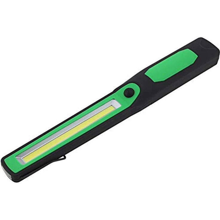 LED Arbeitsleuchte Werkstattleuchte schmal & flach Inspektionsleuchte 3W Batteriebetrieben 300 Lumen Haken Magnetfuß – Bild 2