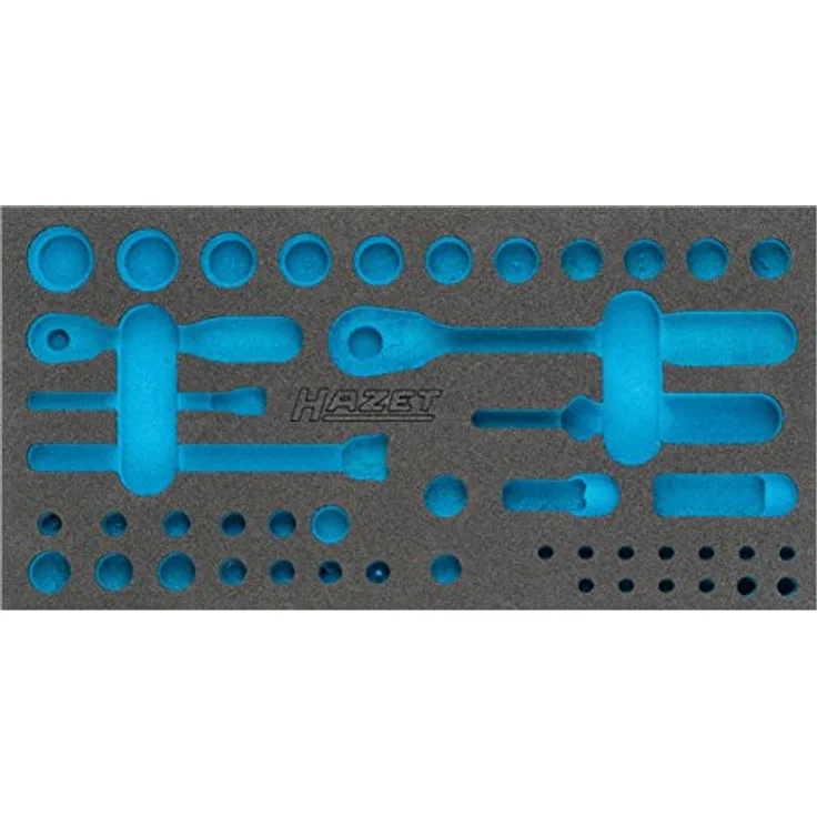 Hazet 2K-Weichschaum-Einlage für Werkstatt, Präzision und Sicherheit, 1 Stück, Mehrfarbig, für 882-1