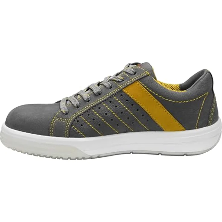 Elten BREEZER grey Low ESD S1 Sicherheitsschuhe mit Stahlkappe, Nubukleder, Gr. 40 – Bild 3