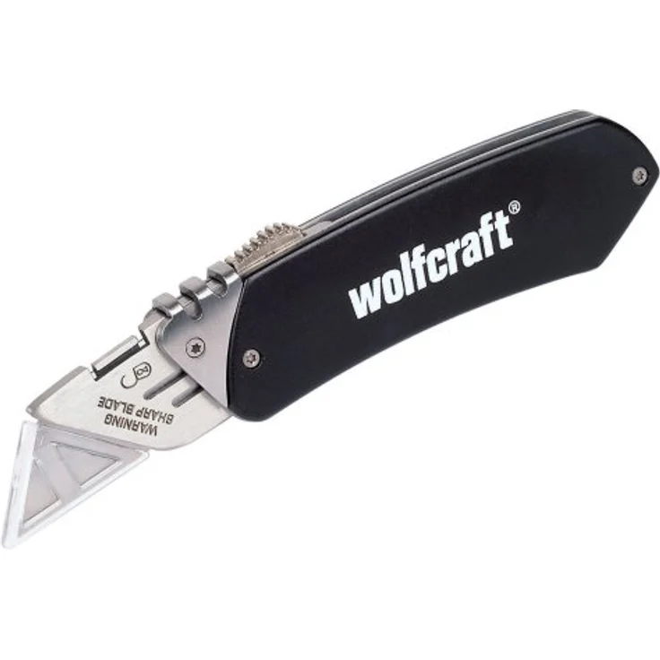 Wolfcraft Alu-Freizeitmesser mit Gürtelclip – Bild 2