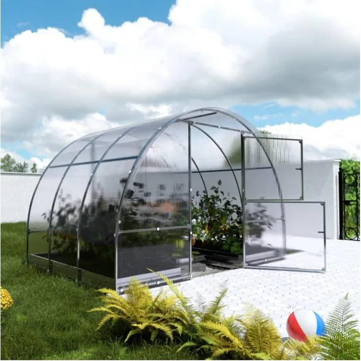 BAUMERA Gewächshaus KLASIKA EASY 3x2m (6m2) mit 6 mm Polycarbonat und stabilem verzinktem Stahlrahmen, einfach montierbar