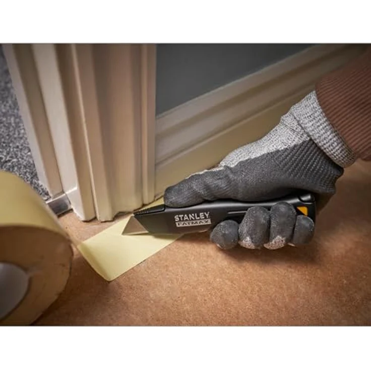STANLEY FMHT10500-0, Cuttermesser mit feststehender Klinge, schwarz, inkl. 2 Trapezklingen und 1 Hakenklinge, ergonomisches Design für professionelle Anwendungen – Bild 19
