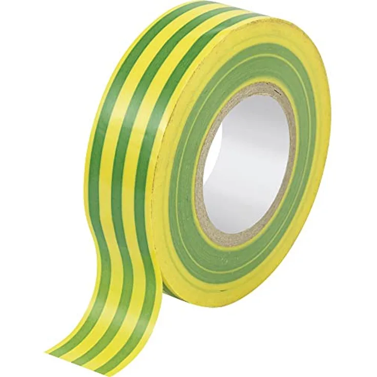 TRU COMPONENTS TC-10089956 Kabelbu?ndelband Grün, Gelb (L x B) 20m x 19mm