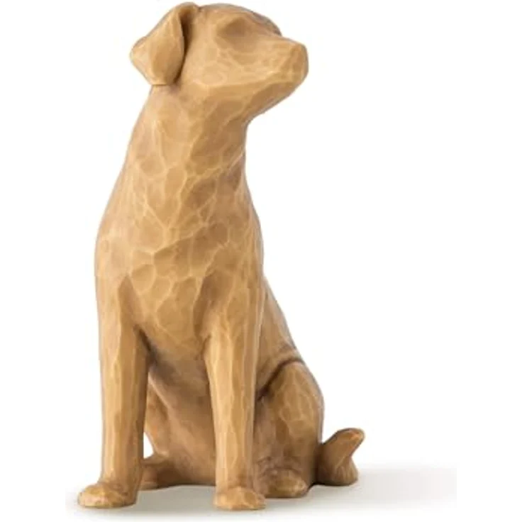 Willow Tree Figur - Love my Dog - Hundefigur sitzend Hellbraun – Bild 2