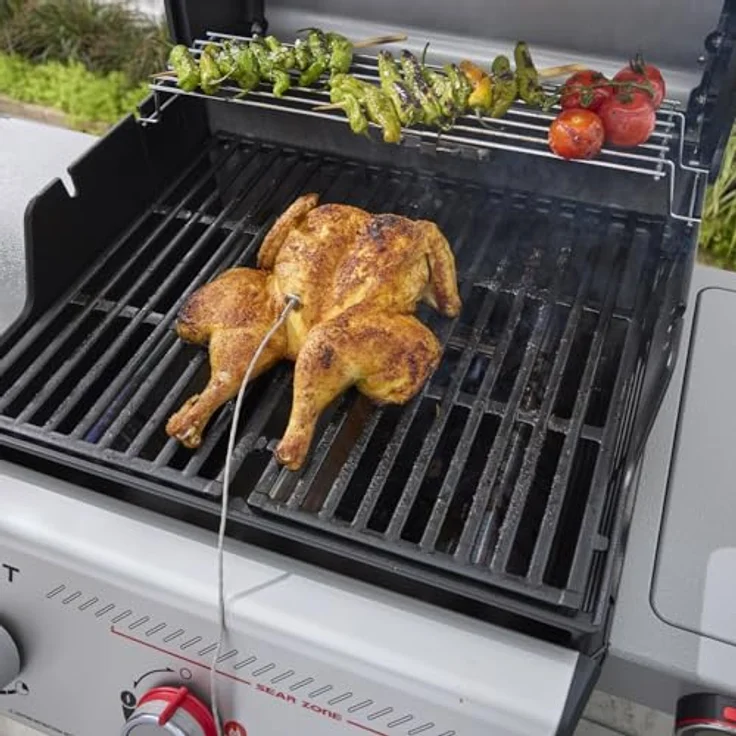 Weber SPIRIT EX-335 Smarter Gasgrill, 3-Brenner mit WLAN-Thermometer, Sear Zone und Seitenbrenner, schwarz – Bild 5