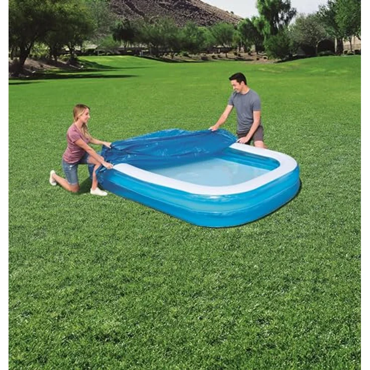 Bestway Pool Abdeckplane für rechteckigen Family Pool 262x175x51cm (191872) – Bild 3