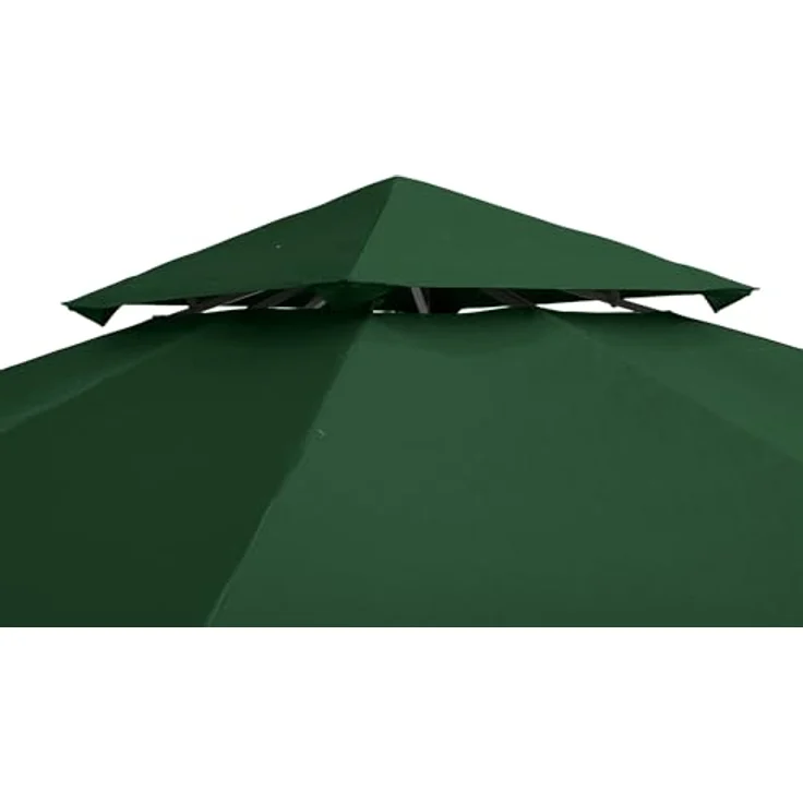 Outsunny Pavillon-Ersatzdach Ersatzdach für Metallpavillon in schönem Grün, wasserabweisend und strapazierfähig – Bild 8