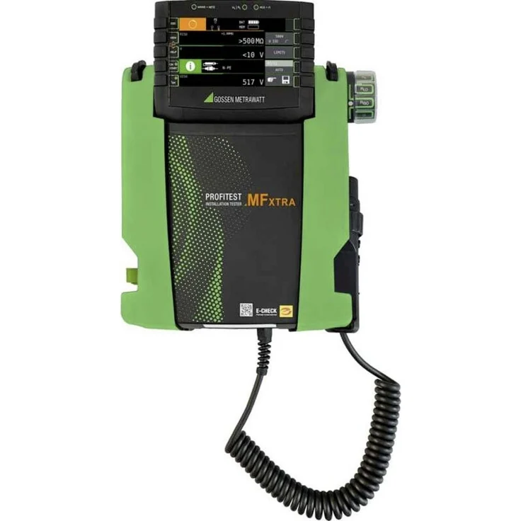 Gossen Metrawatt PROFiTEST MF XTRA LEMONGREEN, Gerätetester-Set mit kontextsensitivem Farbgrafikdisplay und umfangreichen Prüffunktionen – Bild 1