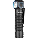 OLIGHT Perun 3 Taschenlampe mit 3000 Lumen, 5 Modi, weiße und rote LED, elastisches Kopfband (schwarz)