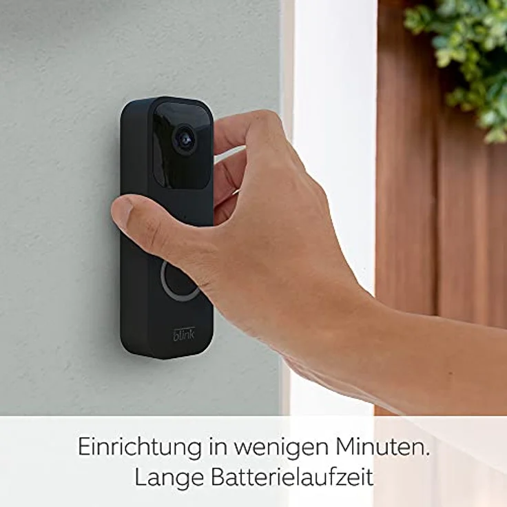 Blink Video Doorbell | Zwei-Wege-Audio, HD-Video, App-Benachrichtigungen bei Klingeln und Bewegungserfassung, einfache Einrichtung, Alexa-fähig – kabellos oder kabelgebunden, schwarz – Bild 5