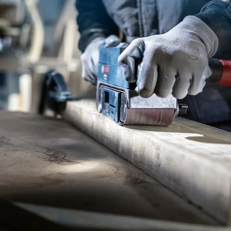 Bosch Professional Schleifband für Bandschleifer Holz und Farbe Best for Wood and Paint (3 Stück, Körnung 80, X440) – Bild 10