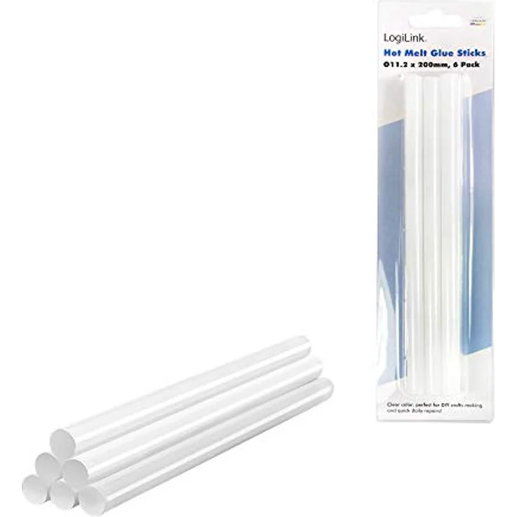 LogiLink Klebepatrone, 11,2 mm Durchmesser, transparent – Bild 4