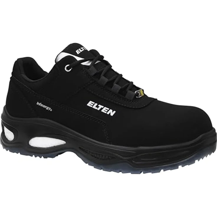 ELTEN® Herren S2 Sicherheitsschuhe "MILOW LOW ESD", rutschfest, antistatisch, schwarz, Größe 41 – Bild 1