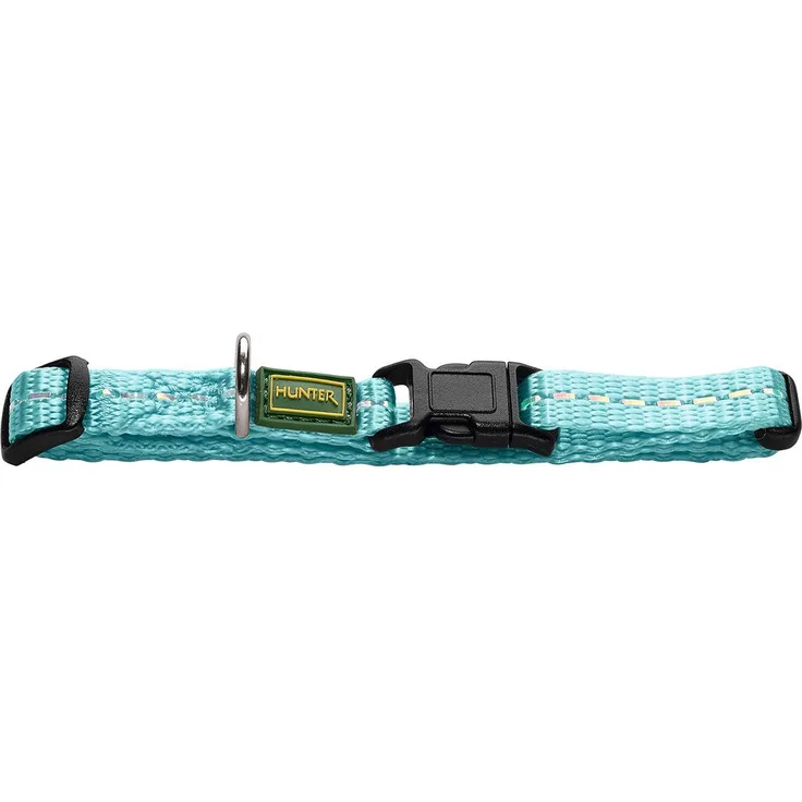 Hunter Tierbedarf Hunde-Halsband Tripoli Vario Basic hellblau, reflektierend